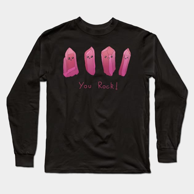 You rock! Long Sleeve T-Shirt by gelasticat